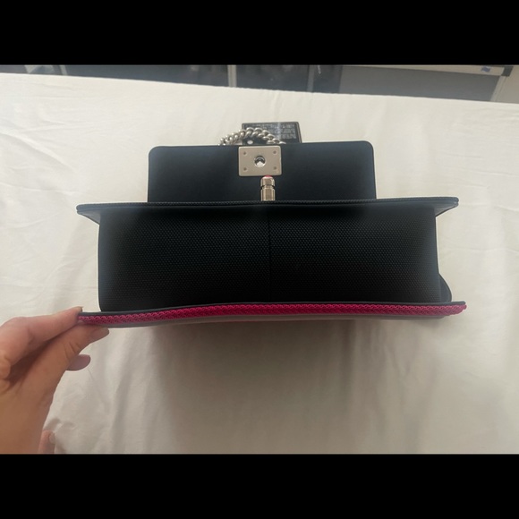 Chanel Fluo Boy Flap Bag Quilted Canvas - Picture 3 of 13